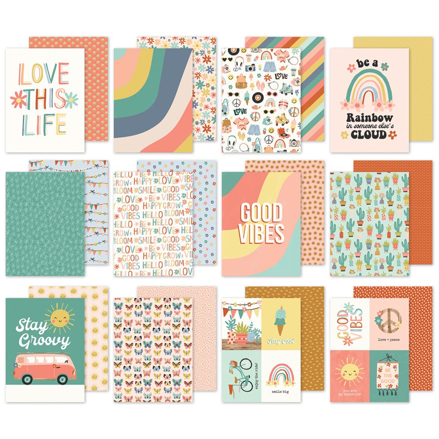 Simple Stories - Bloc Papel 6x8 - Boho Sunshine