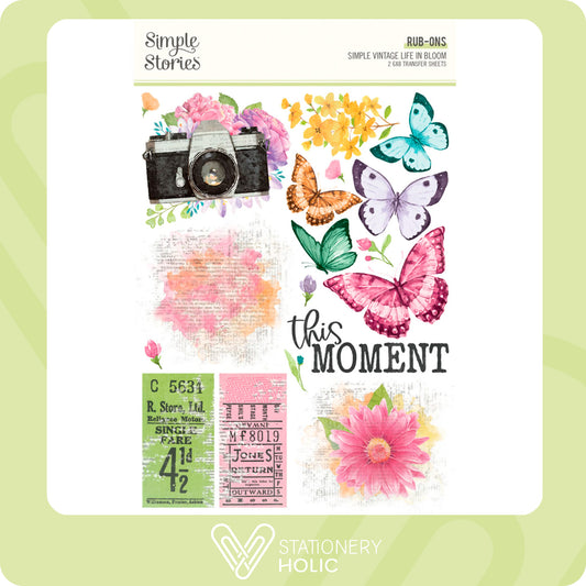 Simple Stories - Rub-ons - Life In Bloom