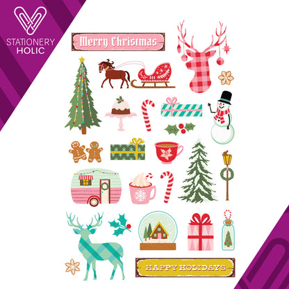 Simple Stories - Sticker Book - Snow Pine Lodge