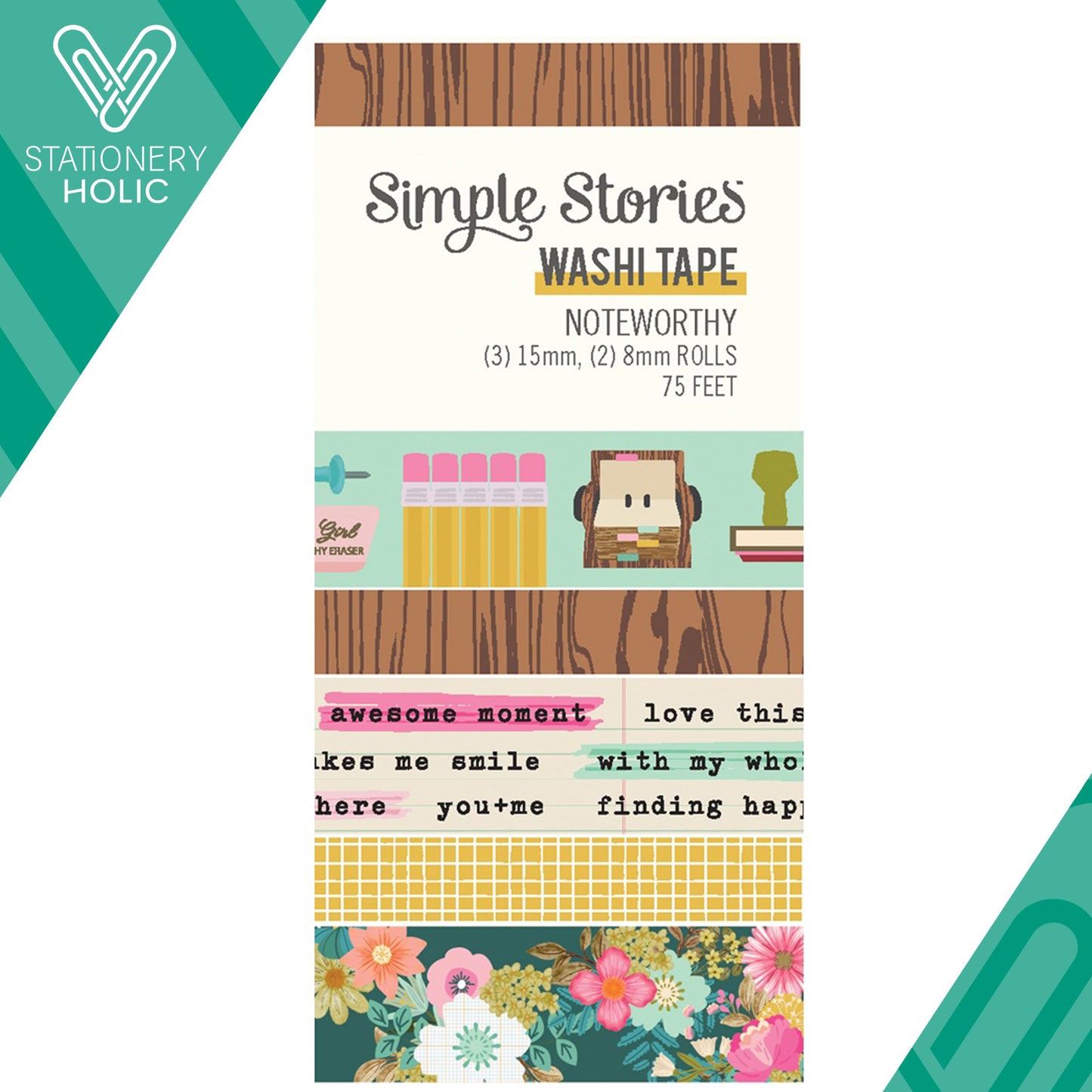 Simple Stories - Washi Box - Noteworthy
