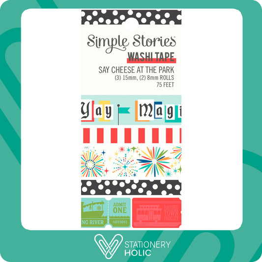Simple Stories - Washi Box - Say Cheese At The Park