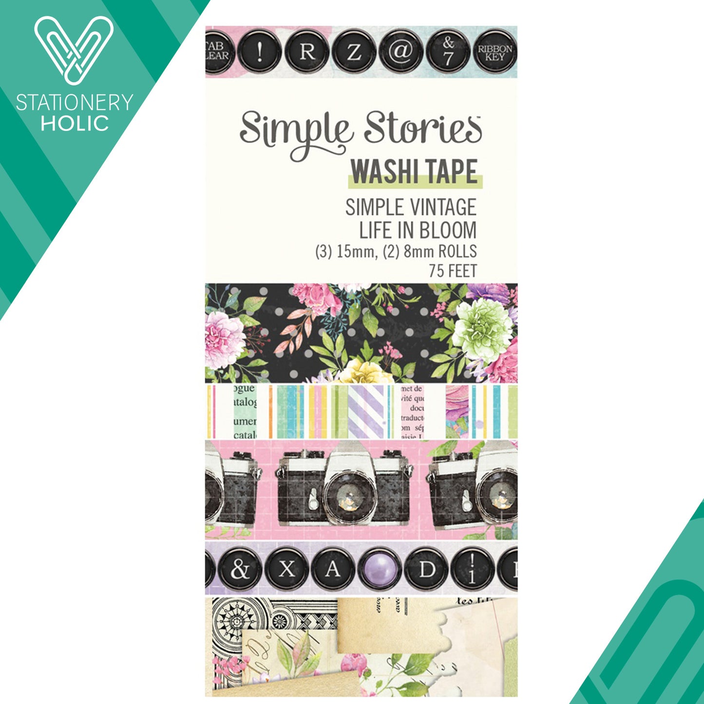 Simple Stories - Washi Box - Life In Bloom