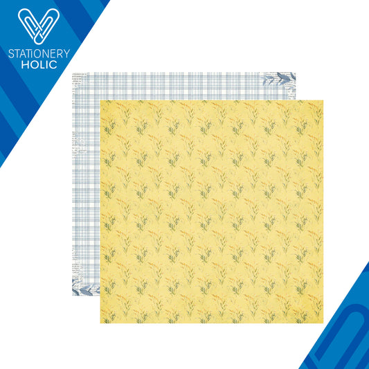 Simple Stories - Hoja Papel 12 x 12 - Simple Vintage Meadow Flowers - Beauty In Today