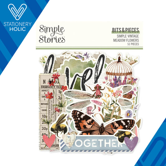 Simple Stories - Bits & Pieces - Meadow Flowers