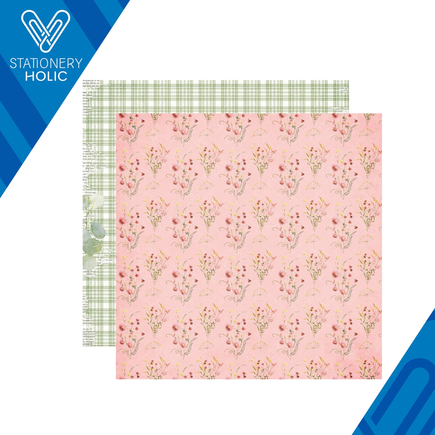 Simple Stories - Hoja Papel 12 x 12 - Meadow Flowers - Seeds Of Kindness