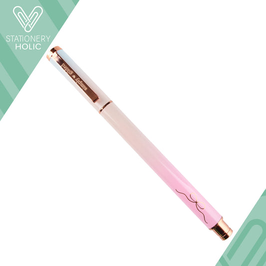 Simply Guilded - Pluma Gel 0.5mm Negro - Bow Degrade