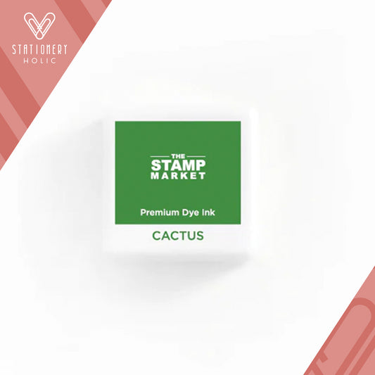 The Stamp Market - Almohadilla de Tinta Cube - Cactus