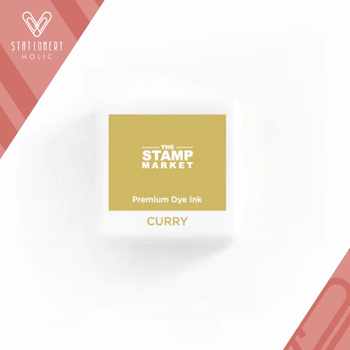 The Stamp Market - Almohadilla de Tinta Cube - Curry