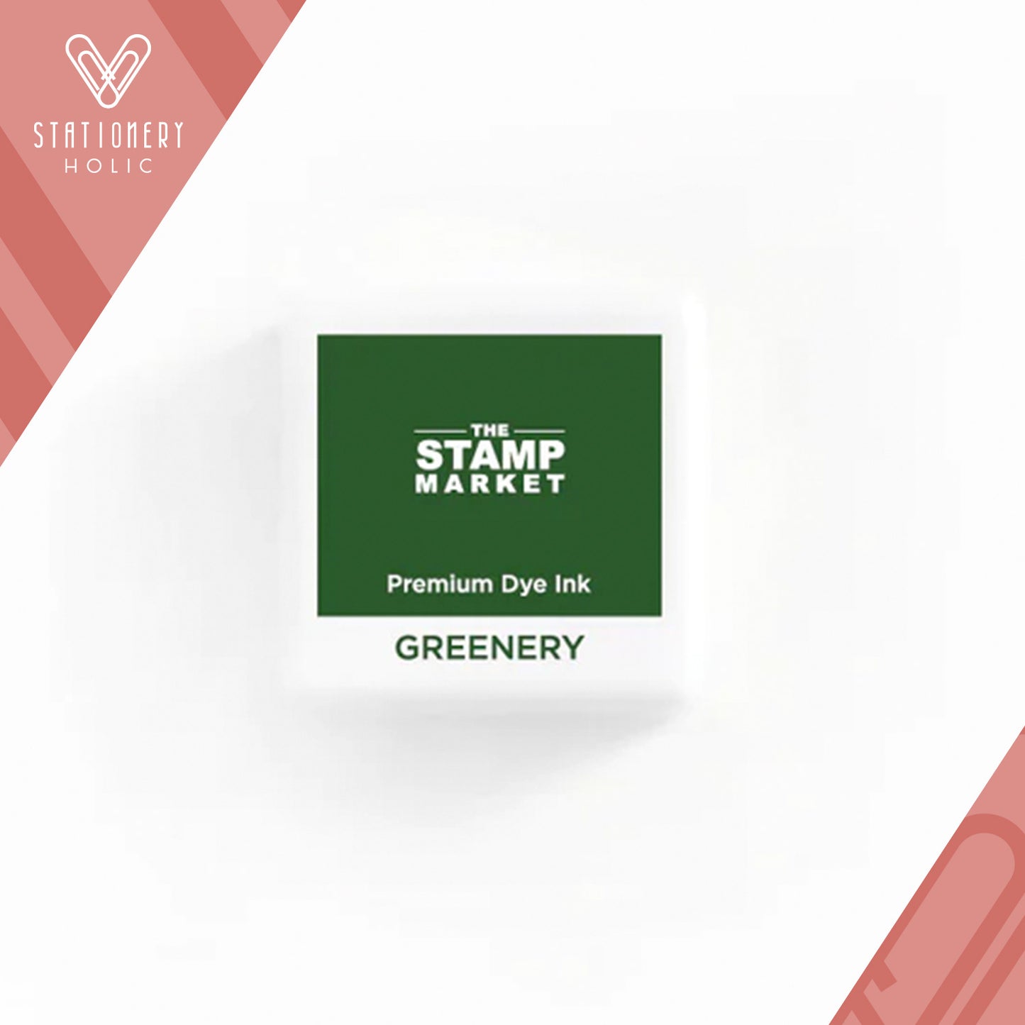 The Stamp Market - Almohadilla de Tinta Cube - Greenery