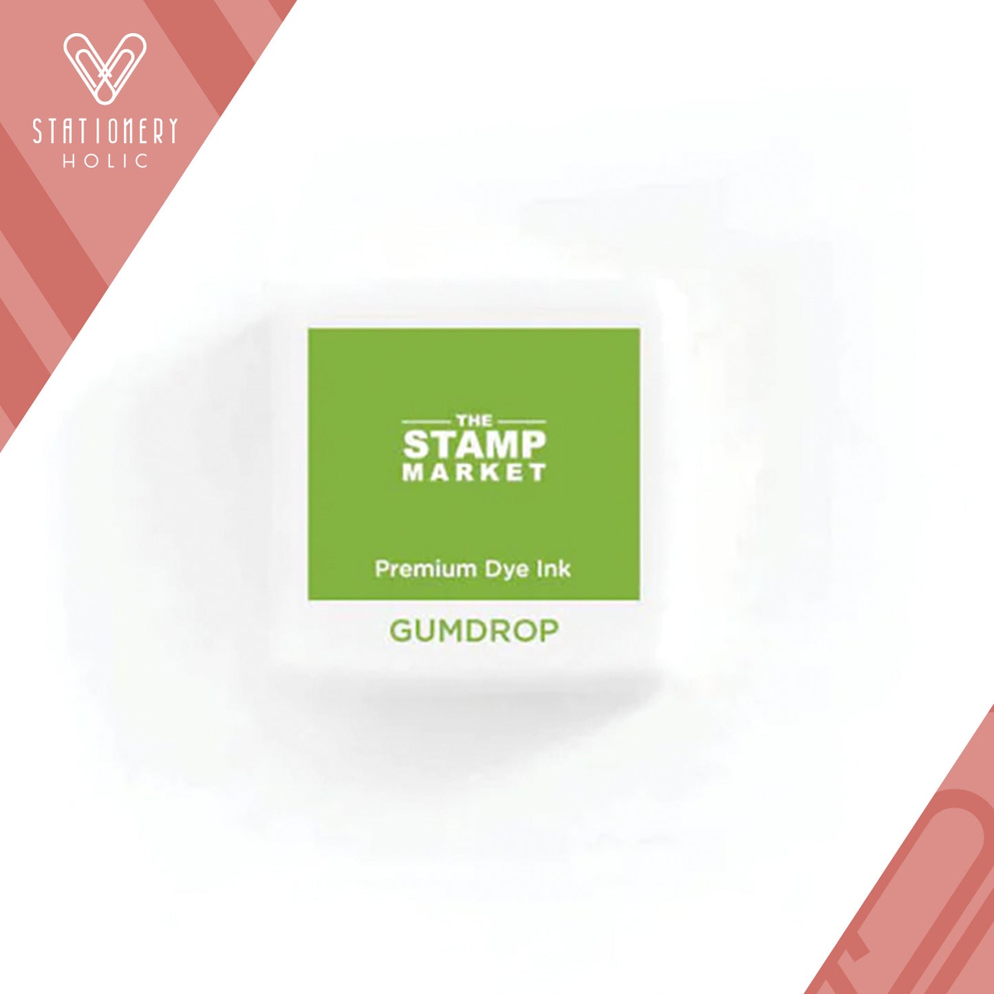 The Stamp Market - Almohadilla de Tinta Cube - Gumdrop