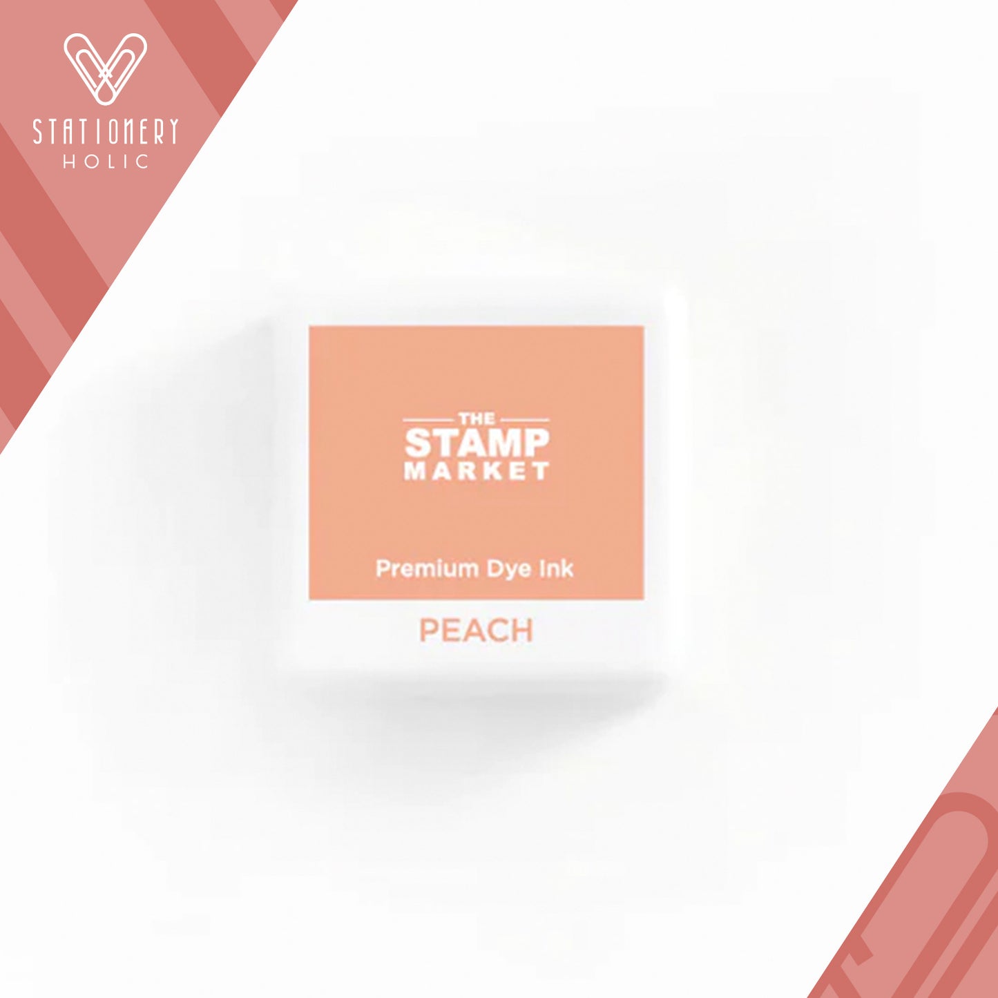 The Stamp Market - Almohadilla de Tinta Cube - Peach