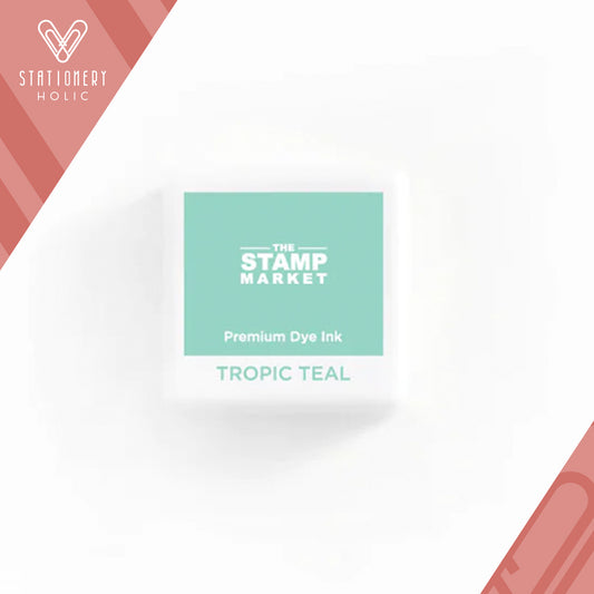 The Stamp Market - Almohadilla de Tinta Cube - Tropic Teal