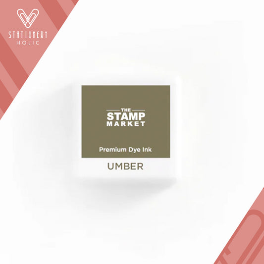 The Stamp Market - Almohadilla de Tinta Cube - Umber