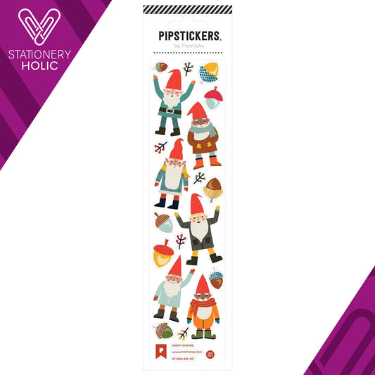 Pipsticks - Stickers 2x8" - Snowy Gnomes