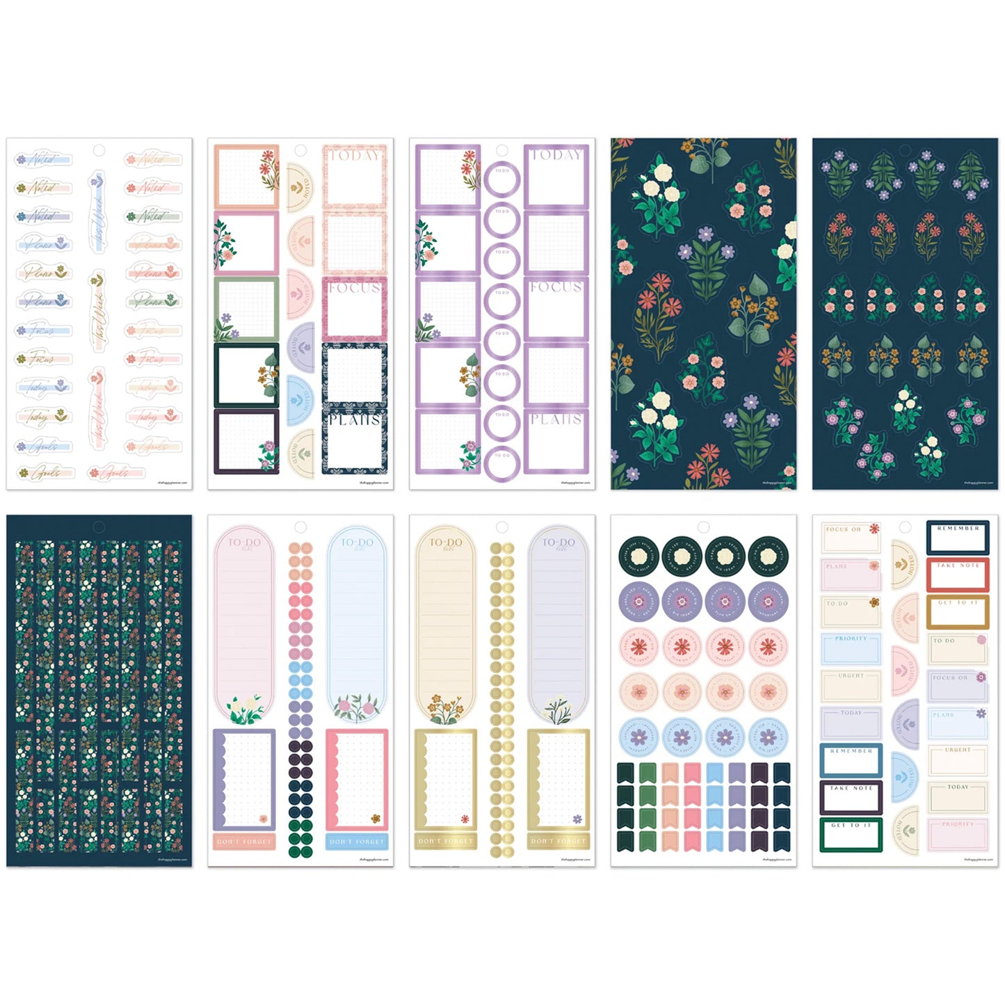 Happy Planner - Sticker Book - Spring Tapestry