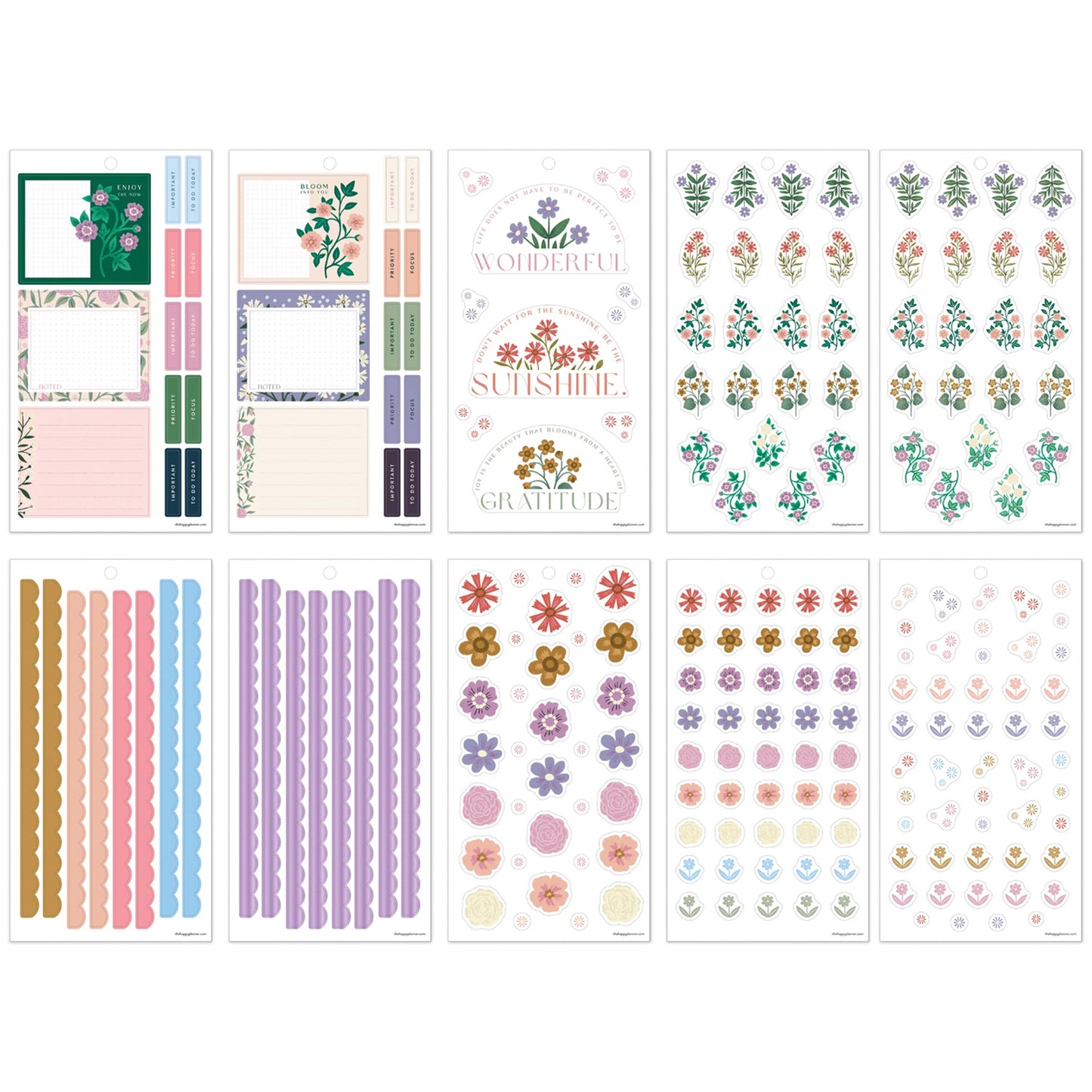 Happy Planner - Sticker Book - Spring Tapestry