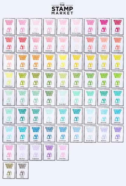 The Stamp Market - Almohadilla de Tinta Mini - Coastal