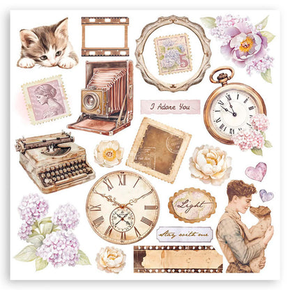 Stamperia - Rub-ons (6 hojas) - Quiet Days