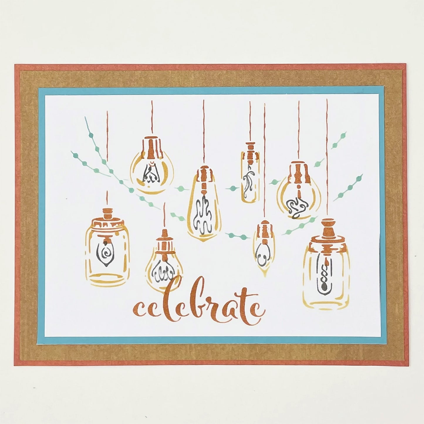 The Crafter's Workshop - Layered Stencil - Celebration Lights