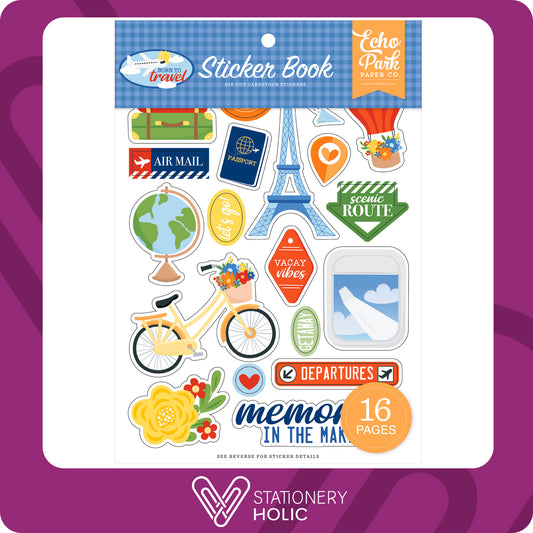 Echo Park - Sticker Book - Born To Travel