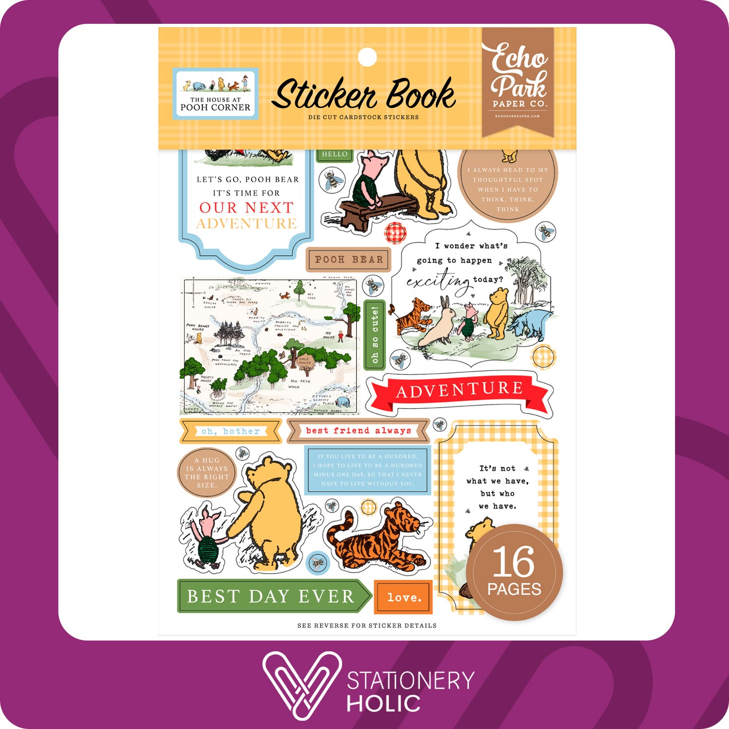 Echo Park - Sticker Book - The House At Pooh