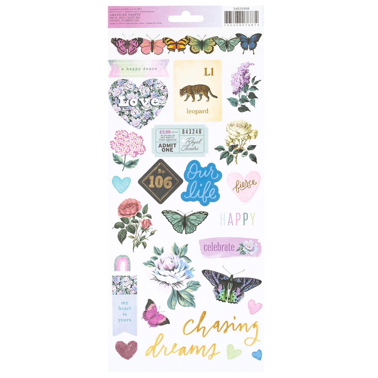 American Crafts - Stickers - Dreamer
