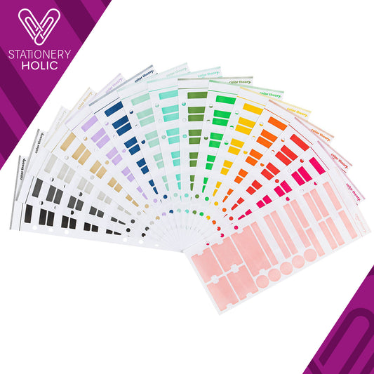 Studio Calico - Stickers - Color Theory Tab Rainbow Kit