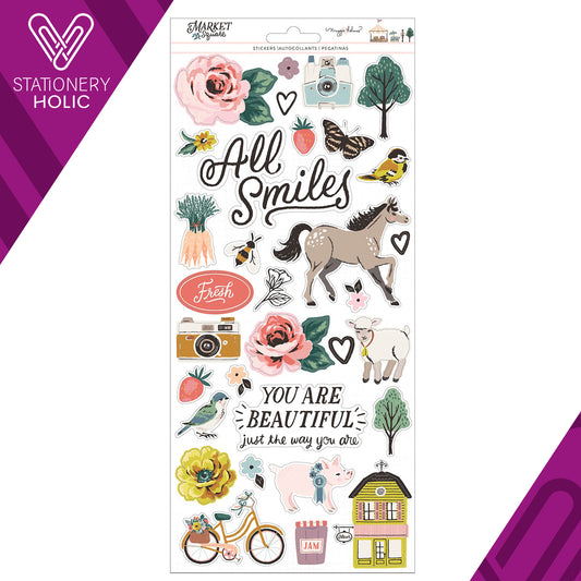 Maggie Holmes - Stickers 6 x 12 - Market Square