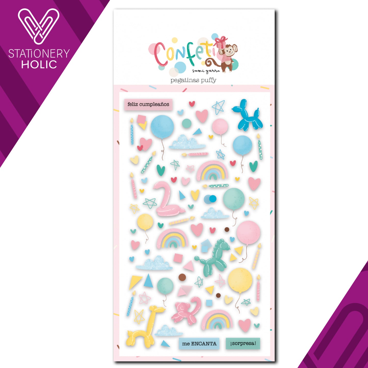 Sami Garra - Puffy Stickers - Confeti