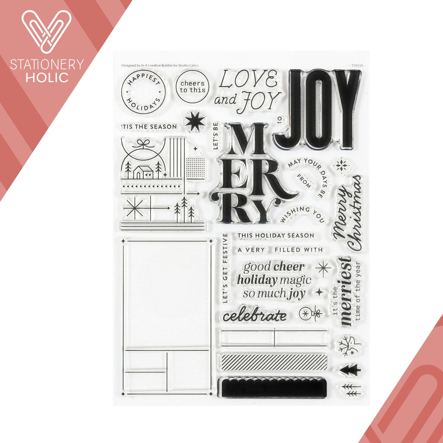 Studio Calico - Sellos 6 x 8 - Christmas Gift Tags