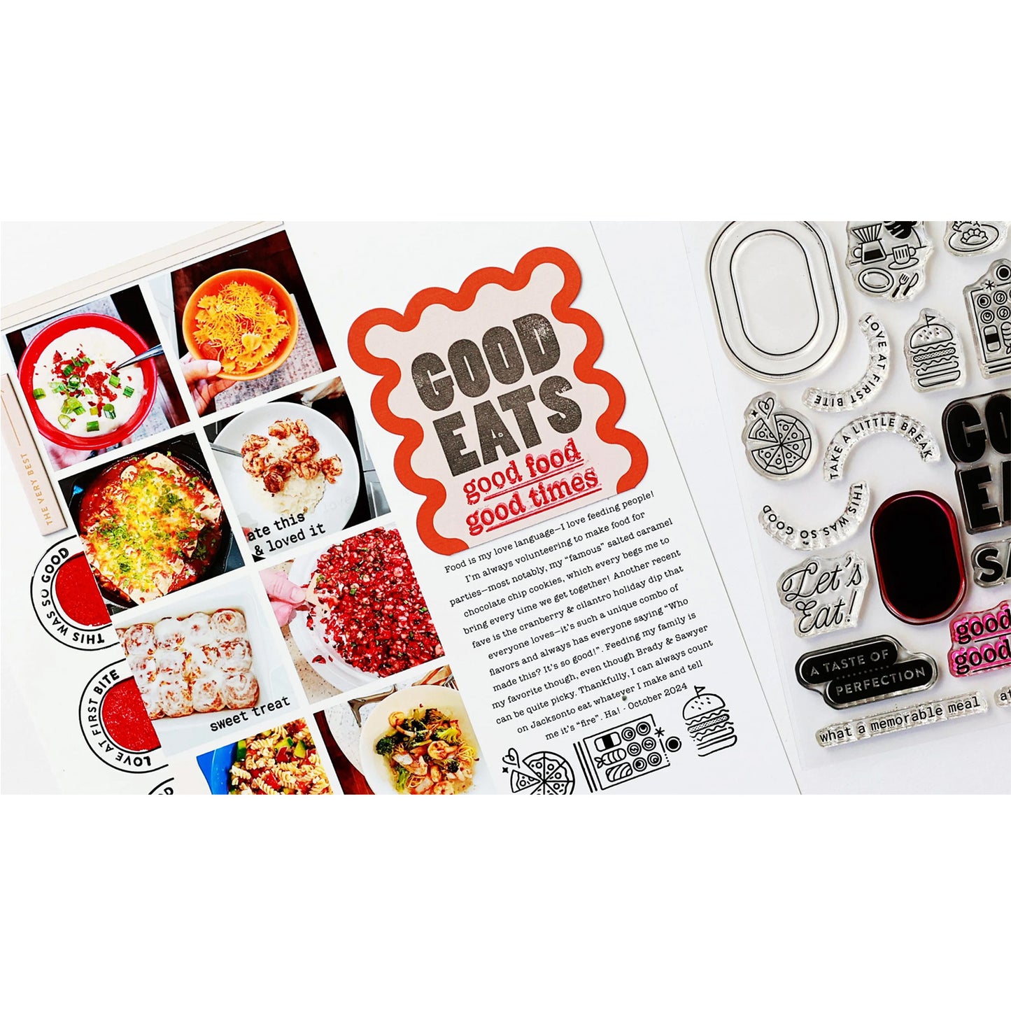 Studio Calico - Sellos 6 x 8 - Good Eats