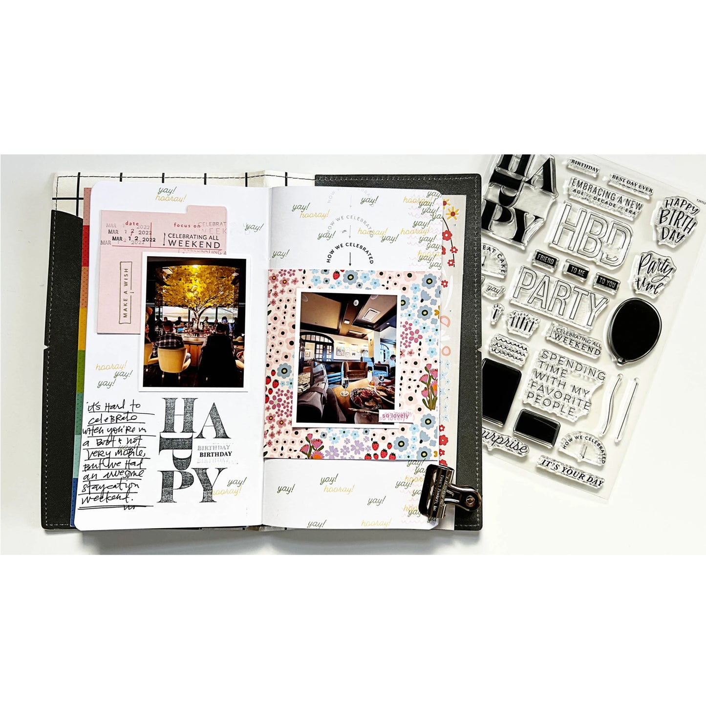Studio Calico - Sellos 6 x 8 - Birthday