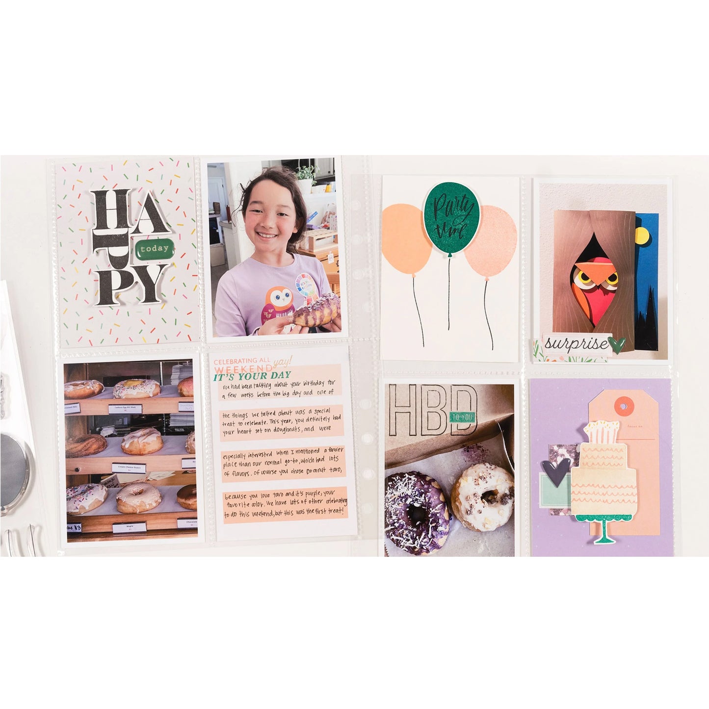 Studio Calico - Sellos 6 x 8 - Birthday