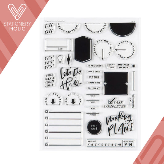 Studio Calico - Sellos 6 x 8 - Let's Do This