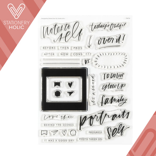 Studio Calico - Sellos 6 x 8 - Notes To Self