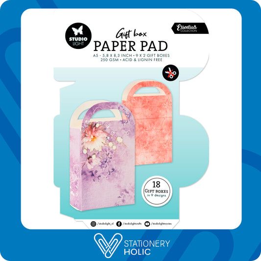 Studio Light - Bloc Papel Caja Regalo - Gift Bag
