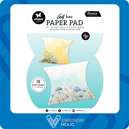 Studio Light - Bloc Papel Caja Regalo - Pillow Box