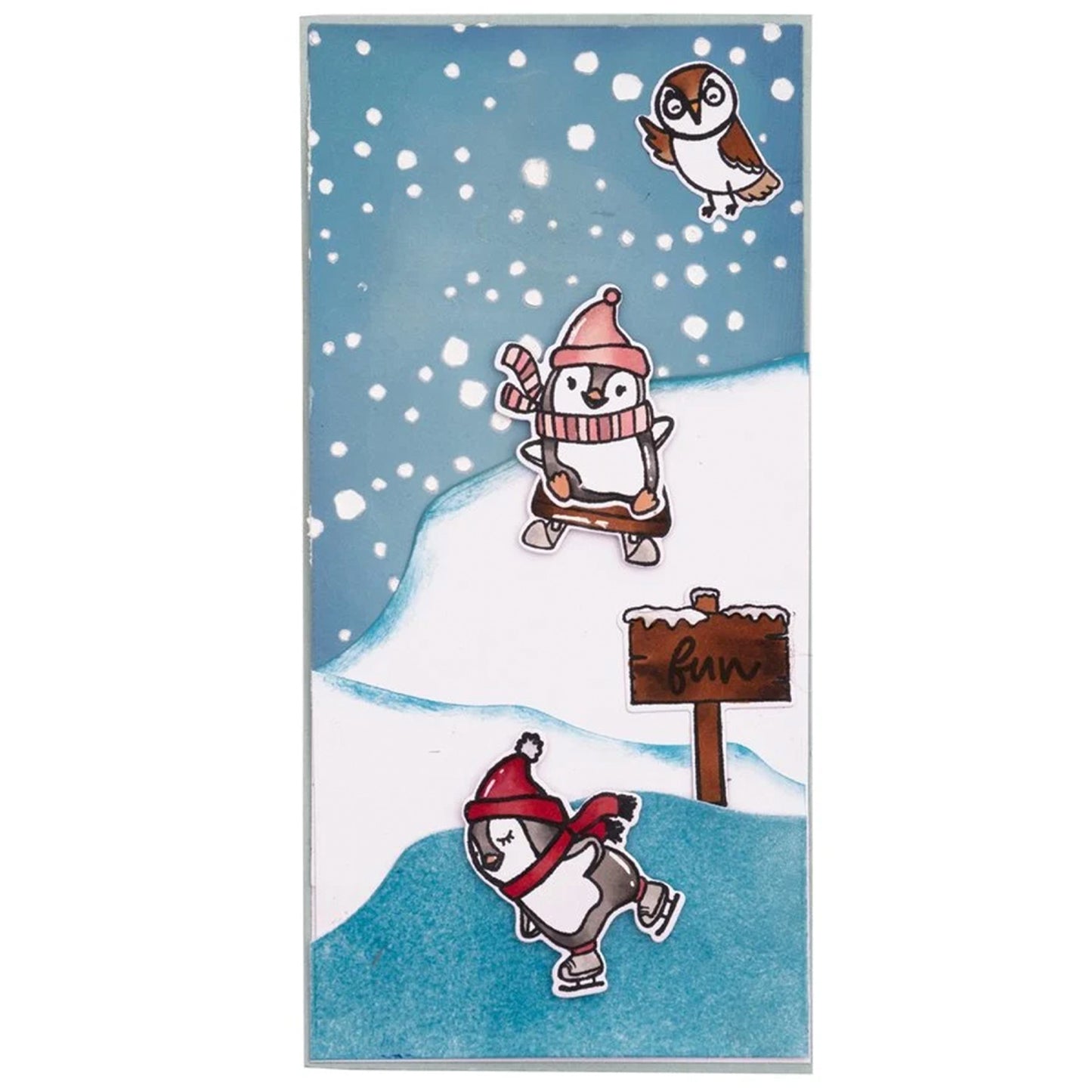 Studio Light - Set Sellos y Troqueles - Penguin