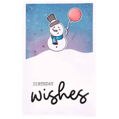 Studio Light - Set Sellos y Troqueles - Snowman