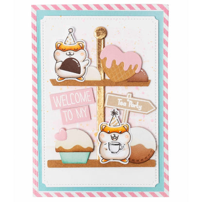 Studio Light - Set Sellos y Troqueles - Tea Party