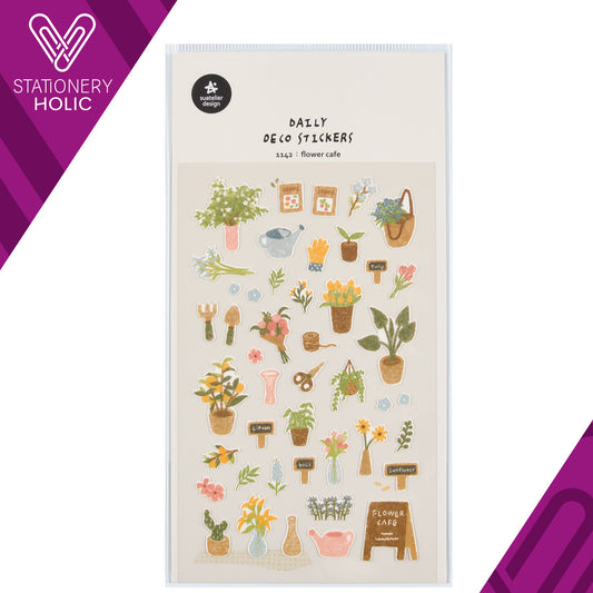 Suatelier - Stickers - Flower Café