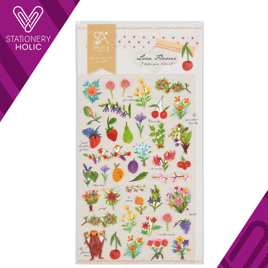 Suatelier - Stickers Sonia Design - Love Flower