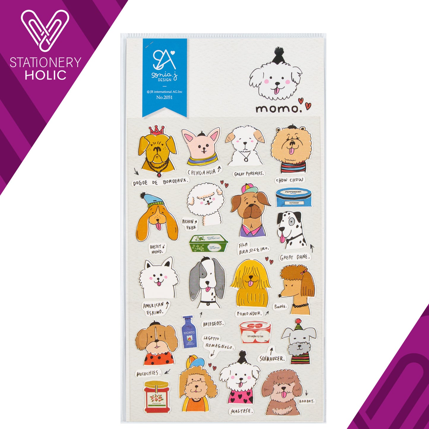 Suatelier - Stickers Sonia Design - Momo