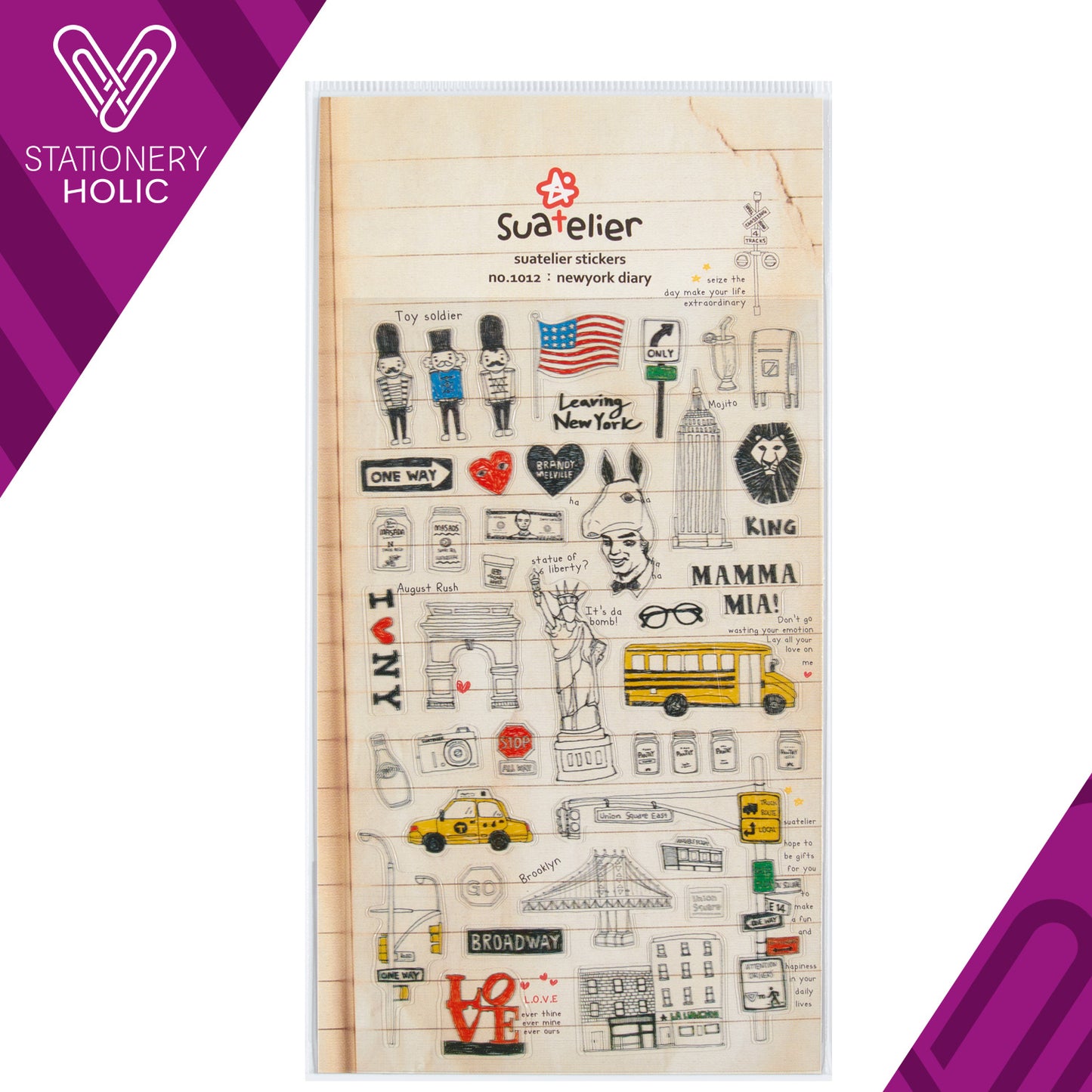Suatelier - Stickers - New York Diary