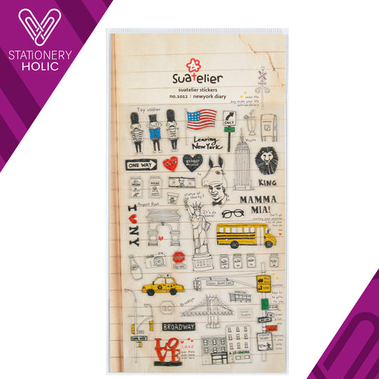 Suatelier - Stickers - New York Diary