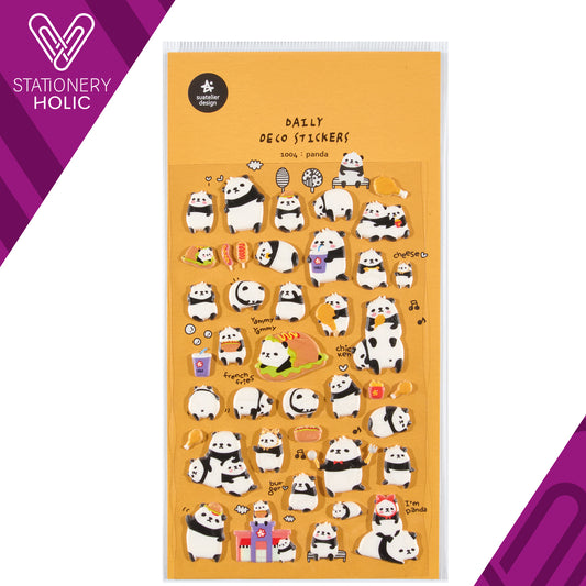 Suatelier - Stickers Effect Puffy - Panda