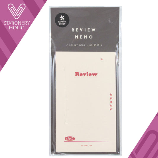 Suatelier - Sticky Note - Review Memo