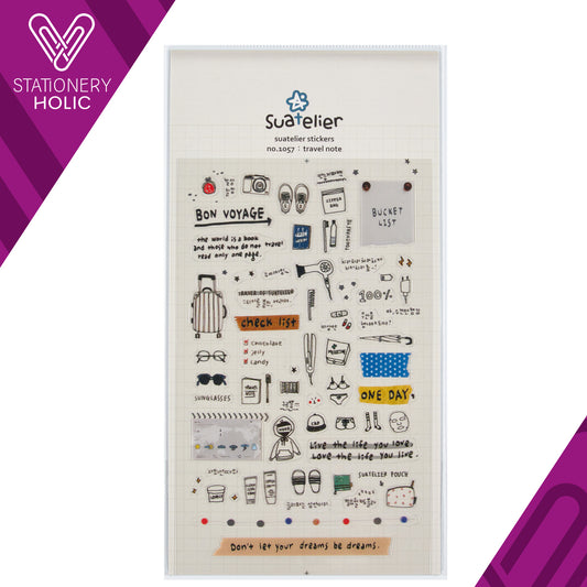 Suatelier - Stickers - Travel Note