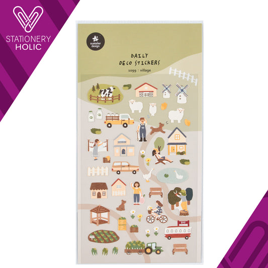 Suatelier - Stickers - Village