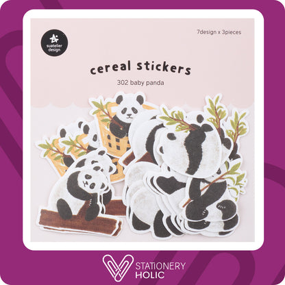 Suatelier - Cereal Stickers - Baby Panda